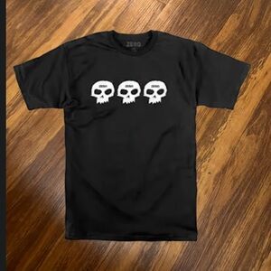 Zero Black Skull Graphic Tee